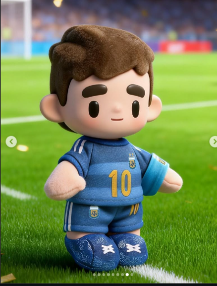 Argentina Messi National Team 2026 FIFA World Cup Series Plush Pendant Blind Box