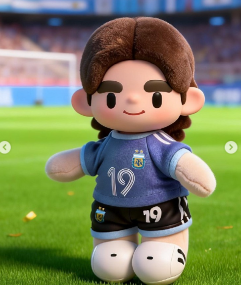 Argentina Messi National Team 2026 FIFA World Cup Series Plush Pendant Blind Box