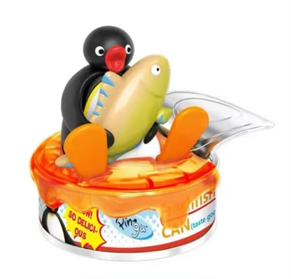 Pingu Penguin Family Fun Scene Series Gashapon Blind Box Anime Decoration Surprise Egg