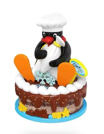 Pingu Penguin Family Fun Scene Series Gashapon Blind Box Anime Decoration Surprise Egg