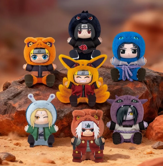 Naruto Beast Party Sitting Series 2  Vinyl Plush Blind Box - Top Toy