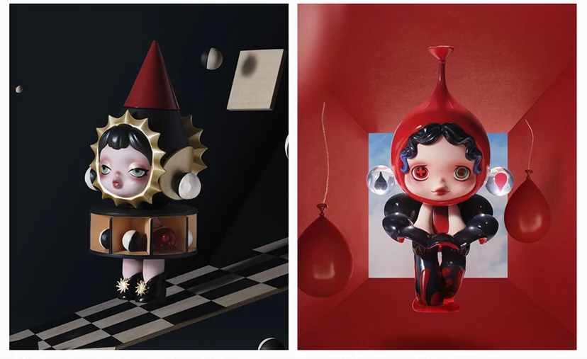 SKULLPANDA Image Of Reality Series Figures