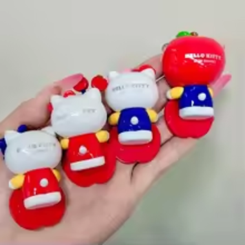 Moetch Hello Kitty Apple Party Blind Box Hippers Mini Figurine Genuine Sanrio