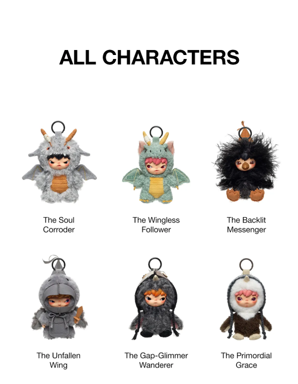 Hirono Mist Walker Series Plush Doll Pendant