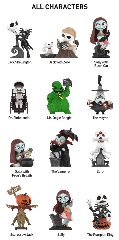 NEW Disney Tim Burton's The Nightmare Before Christmas Series Figures