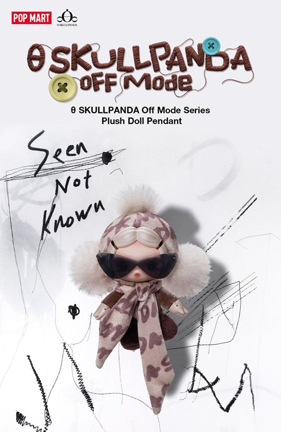 SKULLPANDA Off Mode Series Plush Doll
