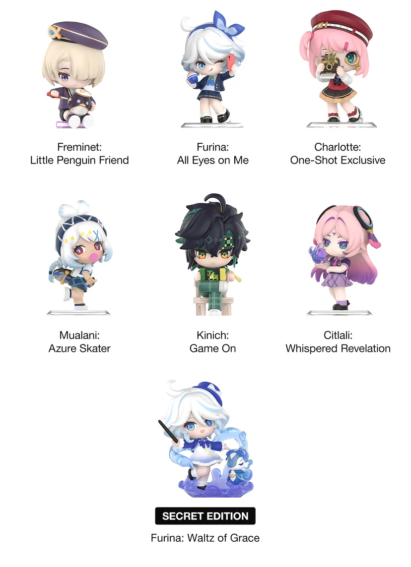 Genshin Impact Academy's Light and Shadow Poetry Chibi Series Figures PRE-ORDER (Delivery August 28)