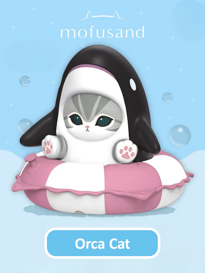 Mofusand Swimming Ring Series Stamp & Figure | Blind Box