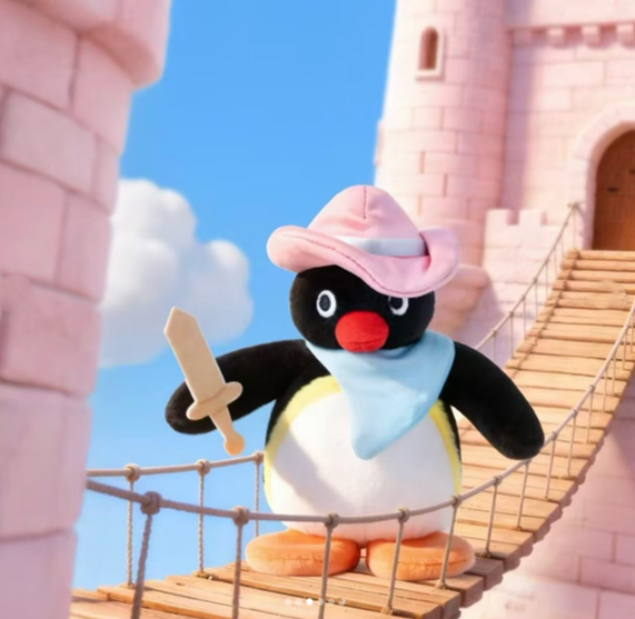 Pingu Fairytale Adventure Plush Pendant