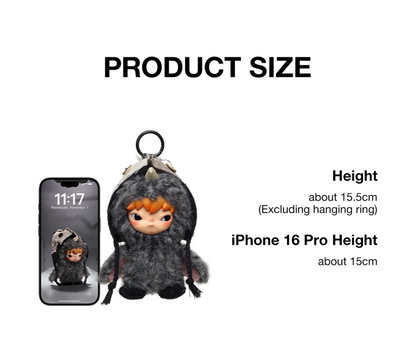 Hirono Mist Walker Series Plush Doll Pendant