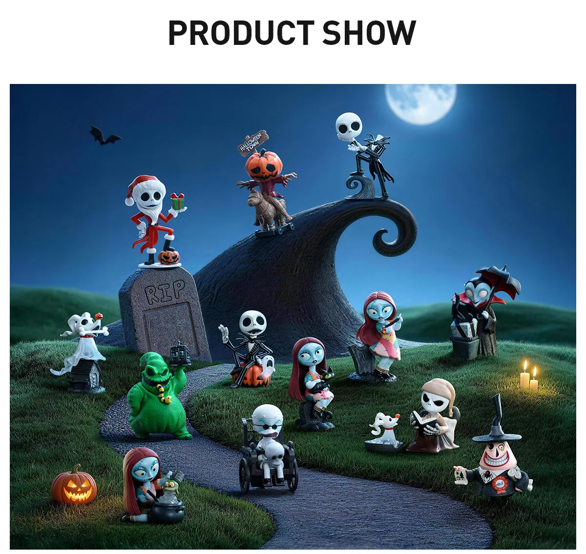 NEW Disney Tim Burton's The Nightmare Before Christmas Series Figures