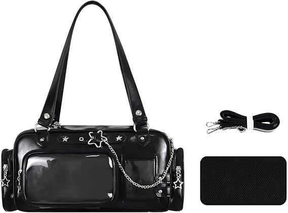 Ita Bag Kawaii Transparent Barrel/Tote Handbags