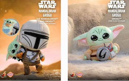 Starwars :The Mandalorian & Grogu Cosbi Plush Keychain Collection