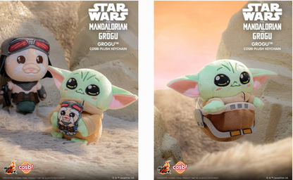 Starwars :The Mandalorian & Grogu Cosbi Plush Keychain Collection