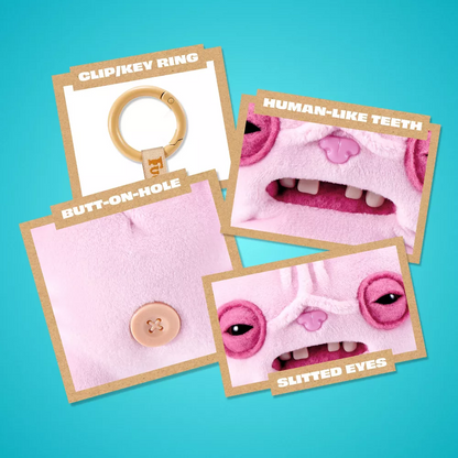 Fuggler Alley Cats Keyring Charms 5"