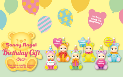 Sonny Angel Birthday Gift Bear Series