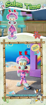Squidward Plush Dress-Up Blind Box