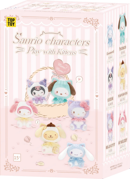 Sanrio Characters "Play with Kittens" Plush Blind Box
