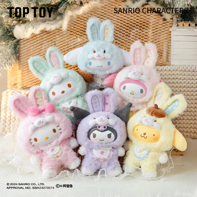 Sanrio Elf Bunny Baby Vinyl Plush Keychains Blind Box