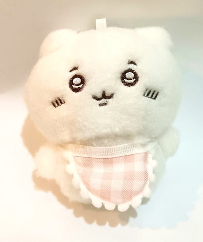 CHIIKAWA Checkered Baby Bib Plush Pendant