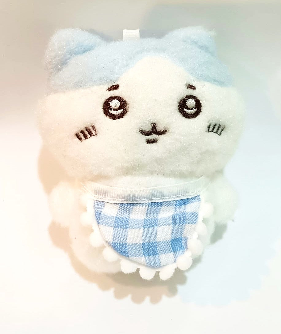 CHIIKAWA Checkered Baby Bib Plush Pendant