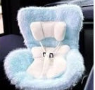 Car Seat with Clip onto Car Air Vent, Includes Seat Leg for Desktop Display