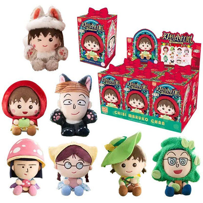 Fairytale Theatre Little Red Riding Hood Chibi Maruko Chan Plush Pendant Series Blind Box