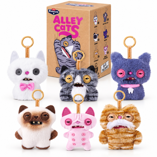 Fuggler Alley Cats Keyring Charms 5"