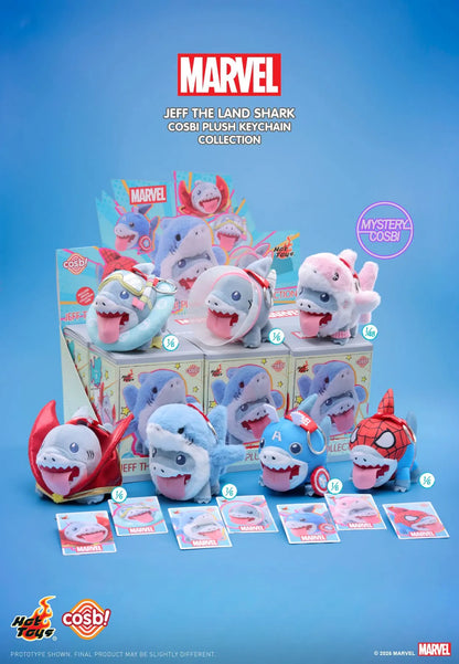 Marvel Jeff the Land Shark Cosbi Plush Keychain Collection