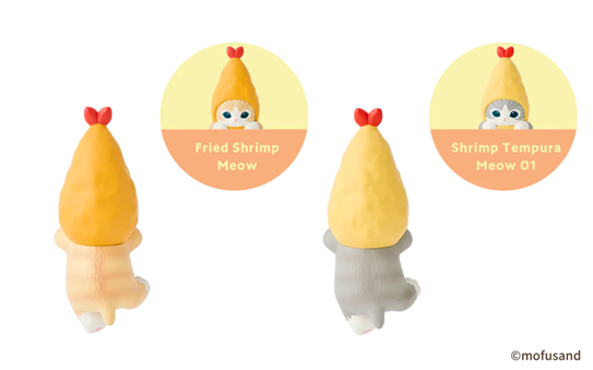 Mofusand Hipper '' Shrimp Meow Series "