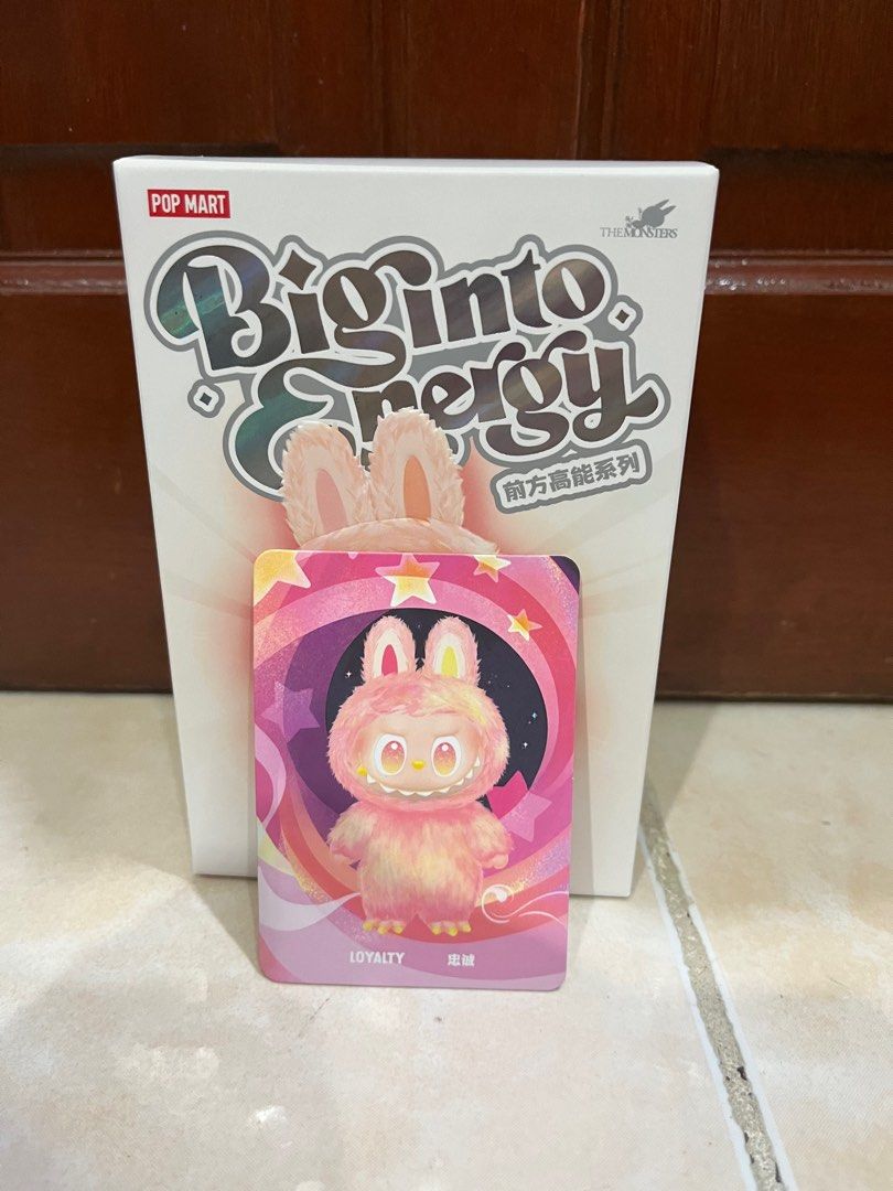 (CONFIRMED BOX) THE MONSTERS Big into Energy Series-Vinyl Plush Pendant Blind Box