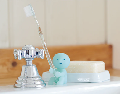 Smiski Toothbrush Stand