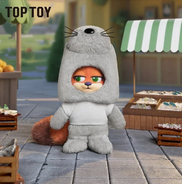 Zootopia 2 Nick & Judy Best Undercover Series Blind Box Keychain Plush - Toptoy
